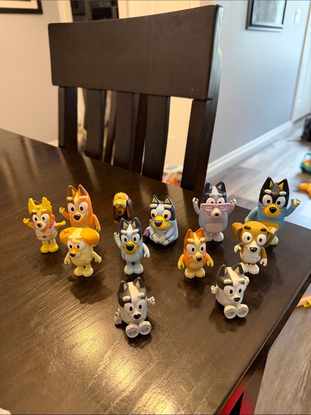 Bluey and Friends Character Figures Lot of 10